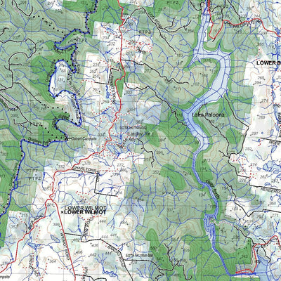 Getlost Map 8115 FORTH Tas Topographic Map V15 1:75,000