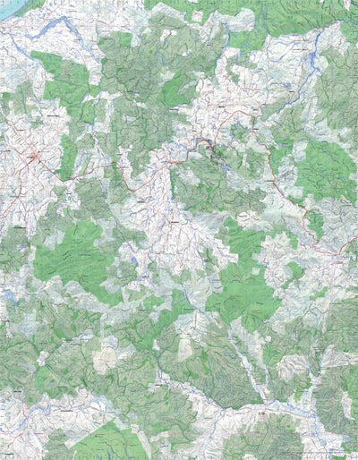 Getlost Map 8415 FORESTER Tas Topographic Map V15 1:75,000