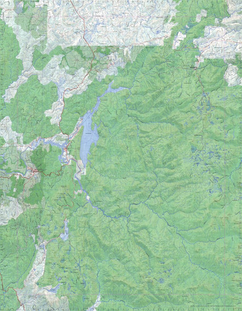 Getlost Map 8014 SOPHIA Tas Topographic Map V15 1:75,000