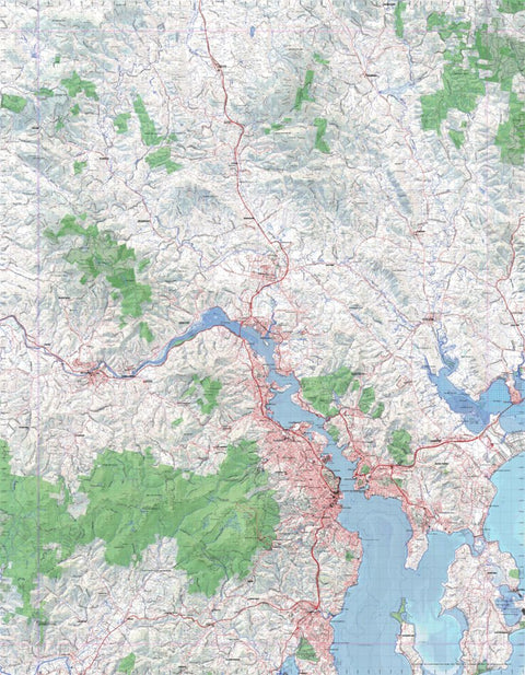 Getlost Map 8312 DERWENT Tas Topographic Map V15 1:75,000