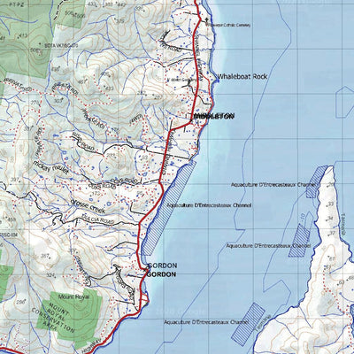 Getlost Map 8311 D'ENTRECASTEAUX Tas Topographic Map V15 1:75,000
