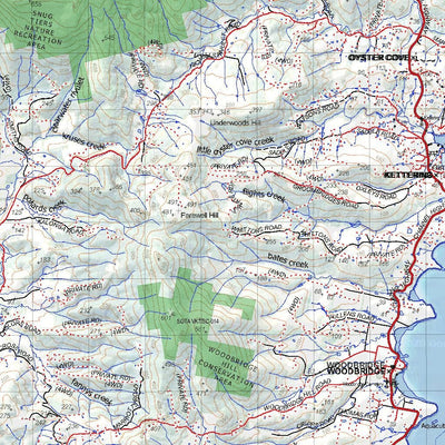 Getlost Map 8311 D'ENTRECASTEAUX Tas Topographic Map V15 1:75,000