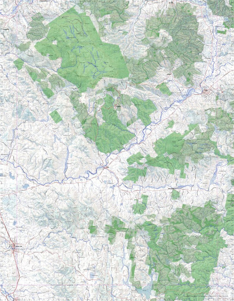 Getlost Map 8414 ST PAULS Tas Topographic Map V15 1:75,000