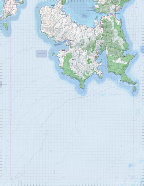 Getlost Map 8411 STORM BAY Tas Topographic Map V15 1:75,000