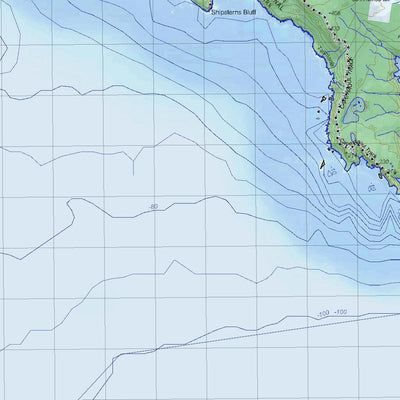 Getlost Map 8411 STORM BAY Tas Topographic Map V15 1:75,000
