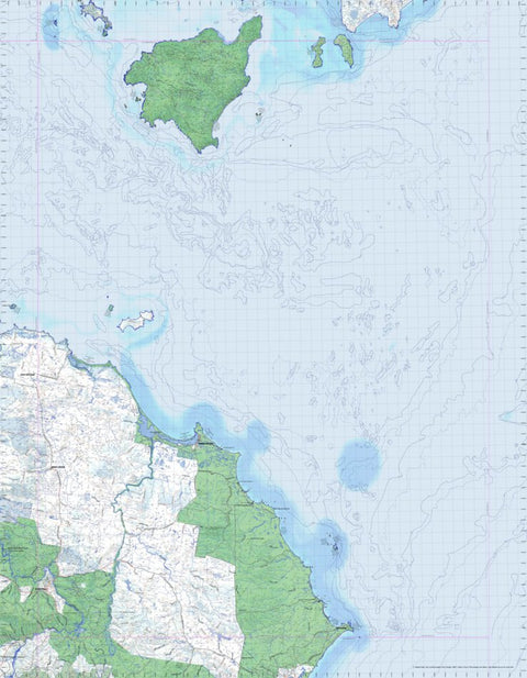 Getlost Map 8516 SWAN ISLAND Tas Topographic Map V15 1:75,000