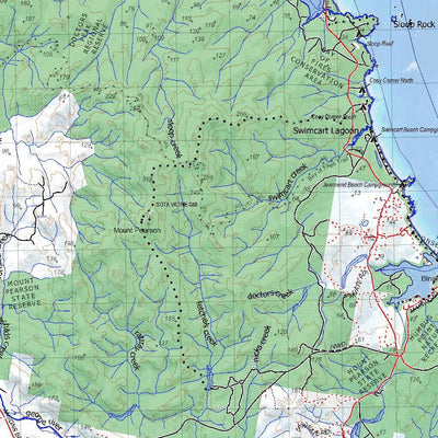 Getlost Map 8515 GEORGES BAY Tas Topographic Map V15 1:75,000