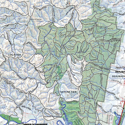 Getlost Map 8515 GEORGES BAY Tas Topographic Map V15 1:75,000