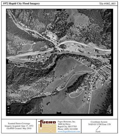 1972 Rapid City Flood, RC_002_003, Low-Altitude