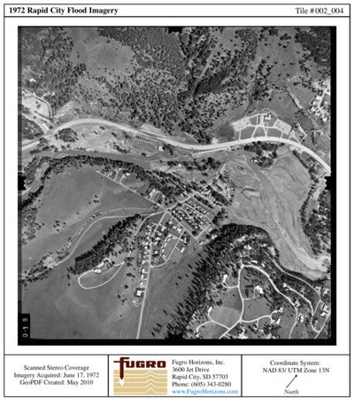 1972 Rapid City Flood, RC_002_004, Low-Altitude