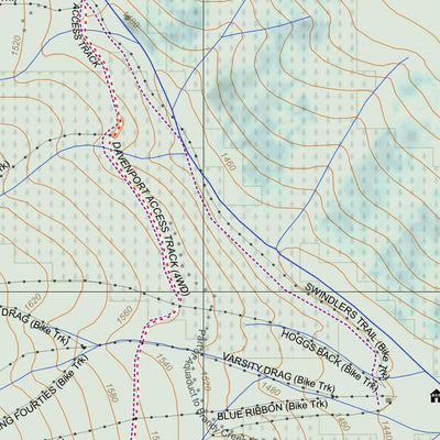 Getlost Map Mount Hotham (Special) Topographic Map V15
