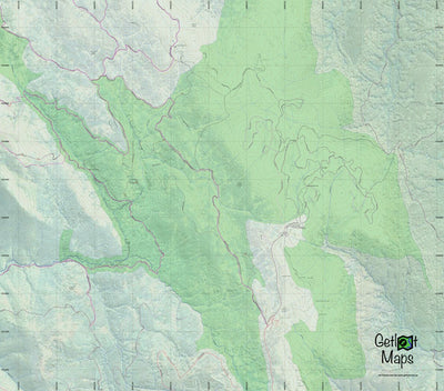 Getlost Map Lake Mountain (Special) Topographic Map V15