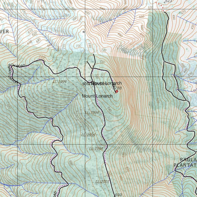 Getlost Map Buangor State Forest (Special) Topographic Map V15