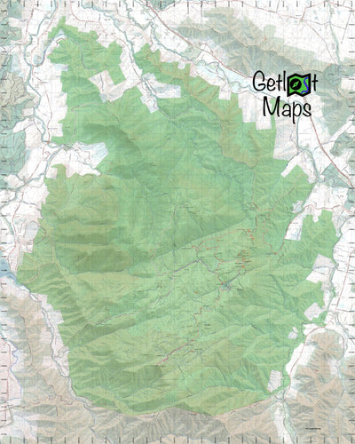 Getlost Map Mount Buffalo (Special) Topographic Map V15