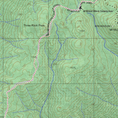 Getlost Map Mount Buffalo (Special) Topographic Map V15