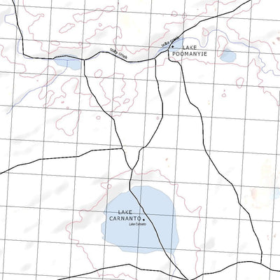 Getlost Map 7036 THURLOOKASA Topographic Map V15 1:75,000