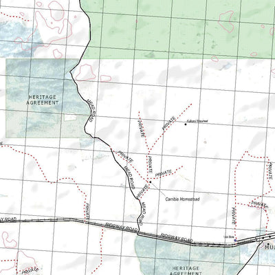 Getlost Map 6927 PARRAKIESA Topographic Map V15 1:75,000