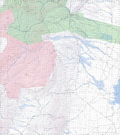Getlost Map 6736 ARROWIESA Topographic Map V15 1:75,000