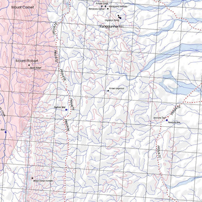 Getlost Map 6736 ARROWIESA Topographic Map V15 1:75,000