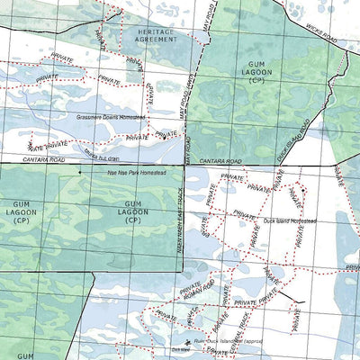Getlost Map 6925 KEITHSA Topographic Map V15 1:75,000