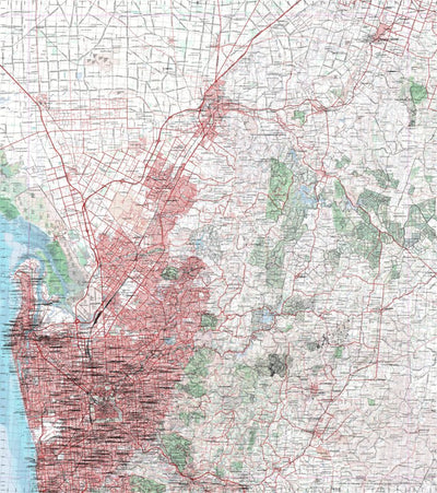 Getlost Map 6628 ADELAIDESA Topographic Map V15 1:75,000