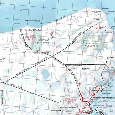 Getlost Map 6426 KINGSCOTESA Topographic Map V15 1:75,000