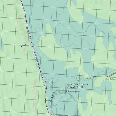 Getlost Map 6843 CHRISTMAS CREEKSA Topographic Map V15 1:75,000