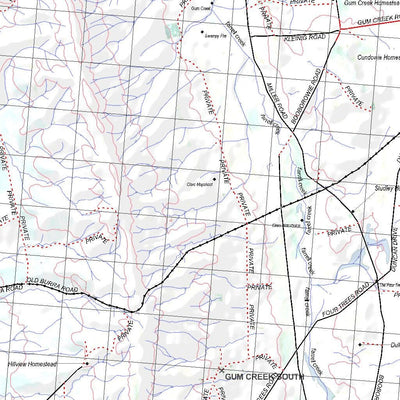 Getlost Map 6630 CLARESA Topographic Map V15 1:75,000