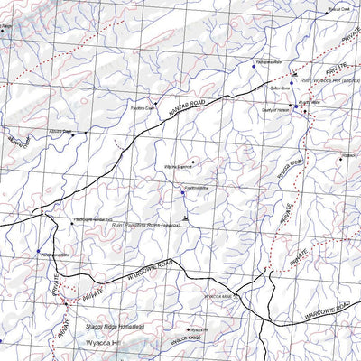 Getlost Map 6634 WILPENASA Topographic Map V15 1:75,000