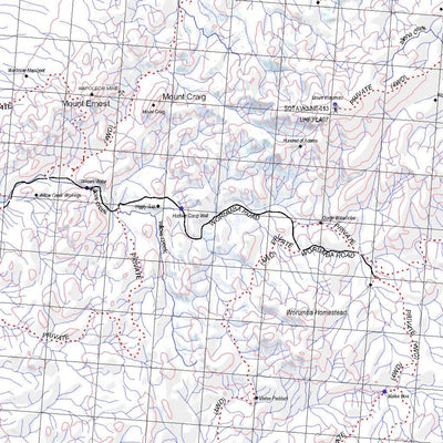 Getlost Map 6634 WILPENASA Topographic Map V15 1:75,000