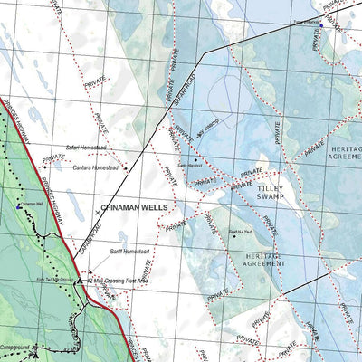 Getlost Map 6825 SANTOSA Topographic Map V15 1:75,000