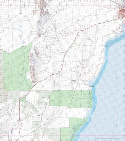 Getlost Map 6331 MIDDLEBACKSA Topographic Map V15 1:75,000