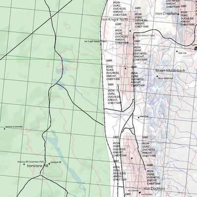 Getlost Map 6331 MIDDLEBACKSA Topographic Map V15 1:75,000