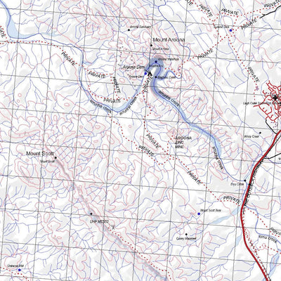 Getlost Map 6536 COPLEYSA Topographic Map V15 1:75,000