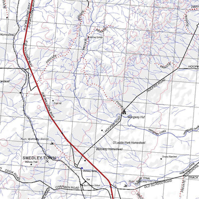 Getlost Map 6632 ORROROOSA Topographic Map V15 1:75,000
