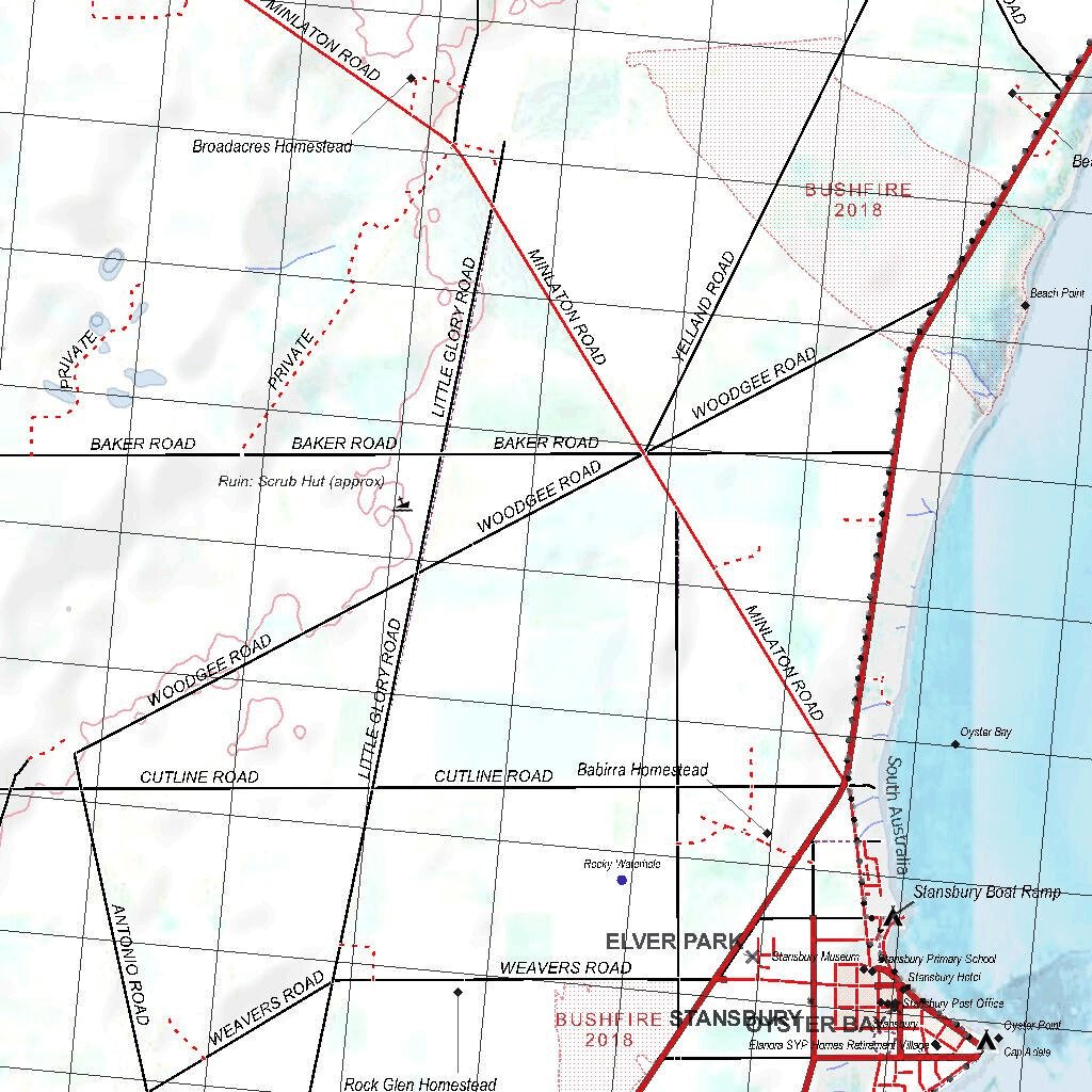 Getlost Map 6428 STANSBURYSA Topographic Map V15 1:75,000 by Getlost ...