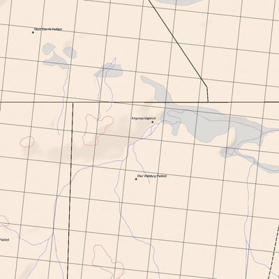 Getlost Map 5936 KINGOONYASA Topographic Map V15 1:75,000