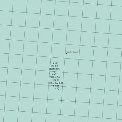 Getlost Map 6341 LAKE EYRESA Topographic Map V15 1:75,000