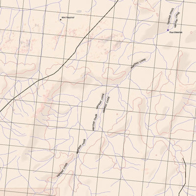 Getlost Map 6038 MILLERS CREEKSA Topographic Map V15 1:75,000