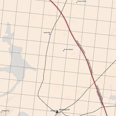 Getlost Map 5937 BON BONSA Topographic Map V15 1:75,000