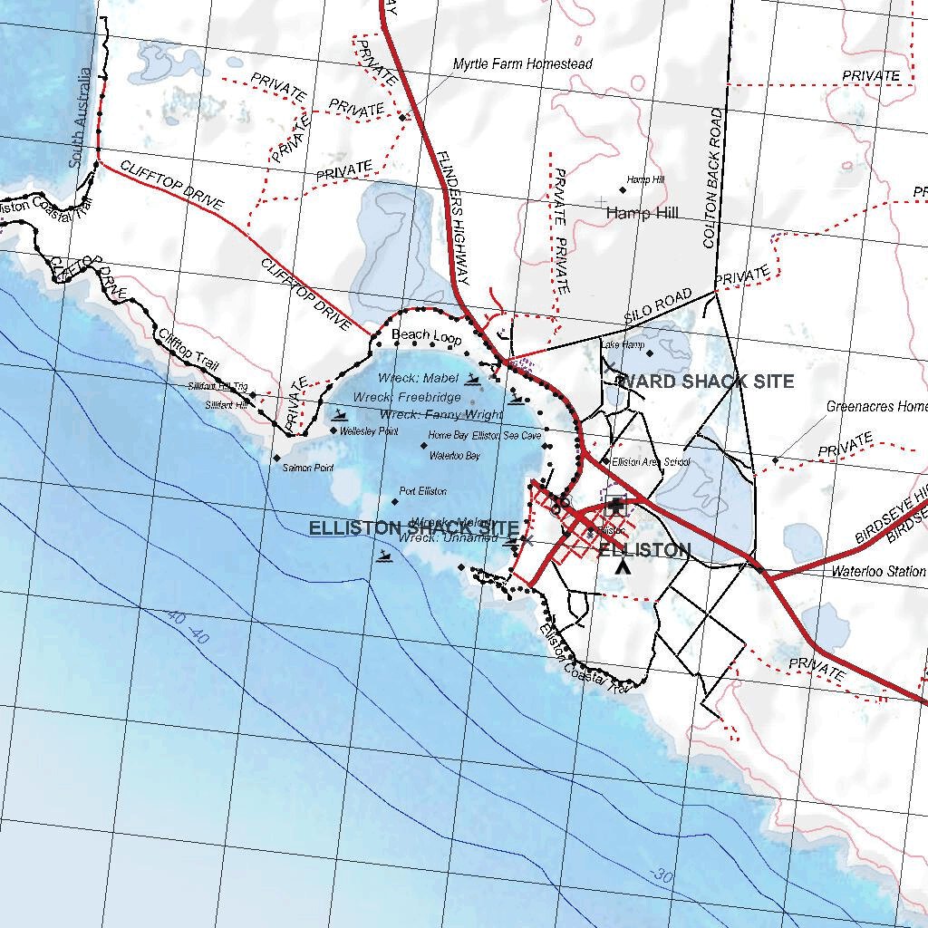 Getlost Map 5830 ELLISTONSA Topographic Map V15 175,000 by Getlost