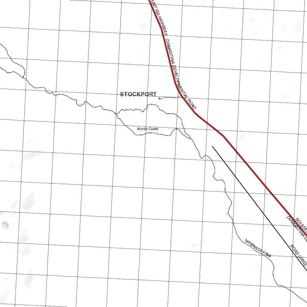 Getlost Map 6852 BOULIA Qld Topographic Map V15 175,000 by Getlost