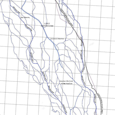 Getlost Map 6653 LAKE KATHERINE Qld Topographic Map V15 1:75,000
