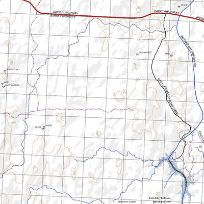 Getlost Map 6856 MARY KATHLEEN Qld Topographic Map V15 1:75,000