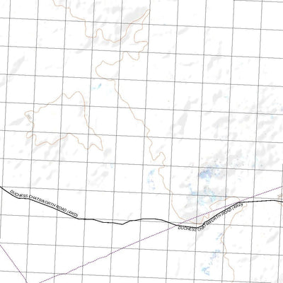 Getlost Map 6954 MOUNT MERLIN Qld Topographic Map V15 1:75,000