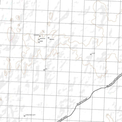 Getlost Map 6954 MOUNT MERLIN Qld Topographic Map V15 1:75,000