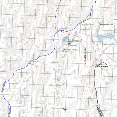 Getlost Map 6758 MAMMOTH MINES Qld Topographic Map V15 1:75,000