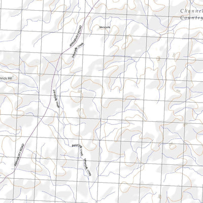 Getlost Map 7143 LAKE PURE Qld Topographic Map V15 1:75,000