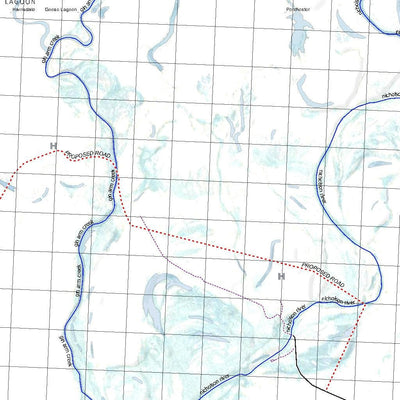 Getlost Map 6762 ESCOTT Qld Topographic Map V15 1:75,000