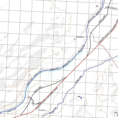 Getlost Map 6760 GREGORY DOWNS Qld Topographic Map V15 1:75,000